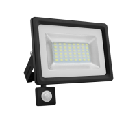 Prožektorius LED, 50W, IP65, 4500K, su 120° judesio jutikliu, MAX-LED