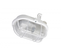 Šviestuvas Oval 60w/E27 IP44 Baltas Paviršinis