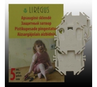Apsaugos sklendė kištukiniam lizdui Alfa 5vnt.