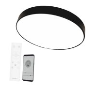 2X36W apvalus juodas lubinis LED šviestuvas BOSTON